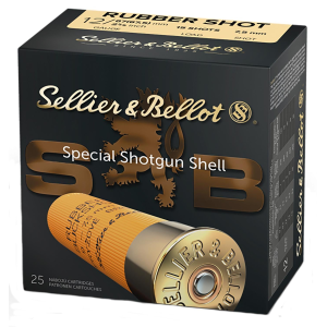 Sellier-Bellot Sellier & Bellot Shotgun Ammunition 12 ga 2 5/8"  15 plts Rubber 25/ct