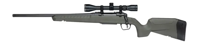 Savage Arms 33192 Axis 2 XP 25-06 Rem 4+1 20" Matte Black Carbon Steel Threaded Barrel Drilled Tapped Receiver, OD Green Synthetic Fixed w/Pistol Grip Stock, 3-9x40mm Duplex Scope, Left Hand