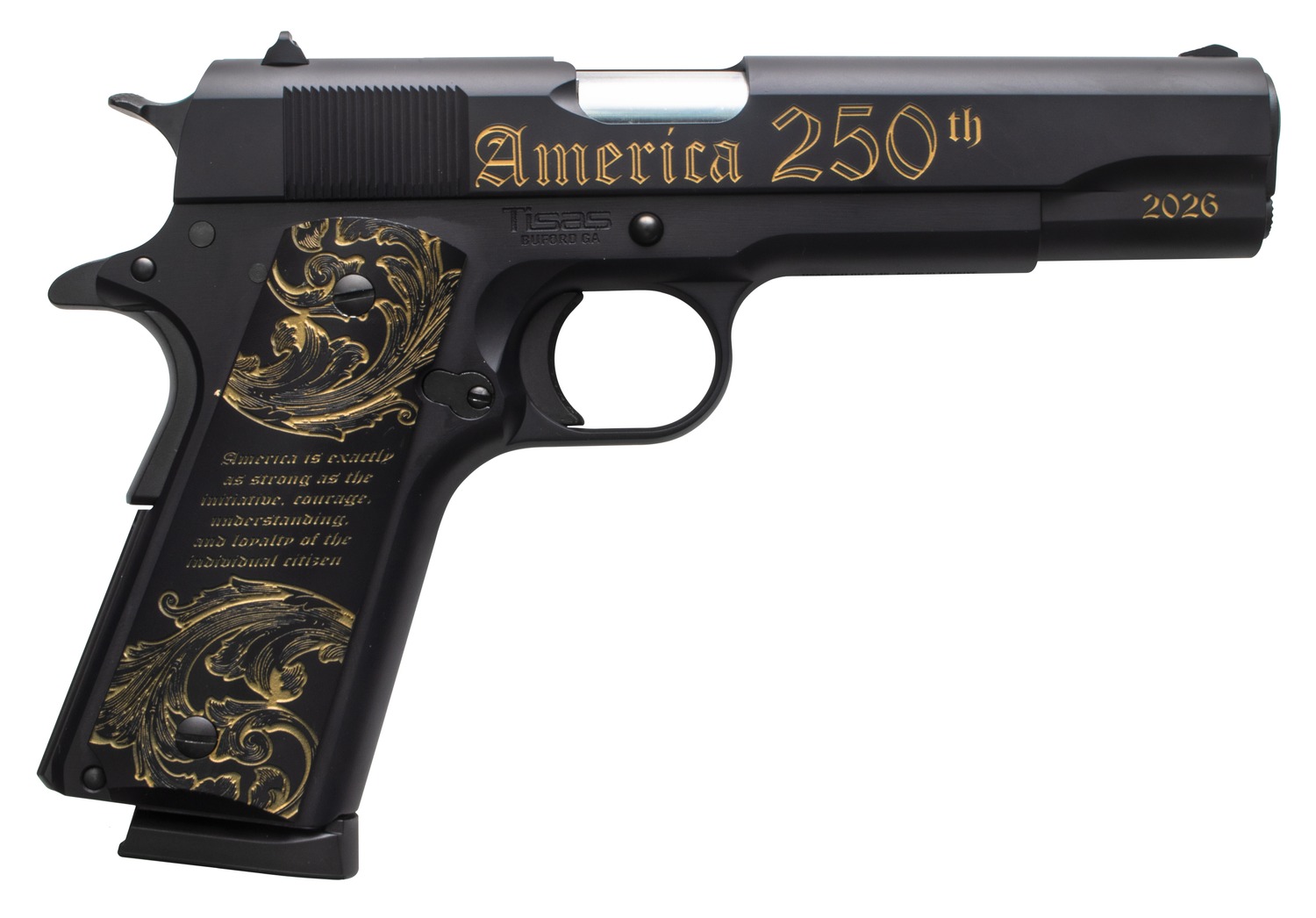 Tisas Arms 1911 America's 250th Full Size .45 ACP Pistol