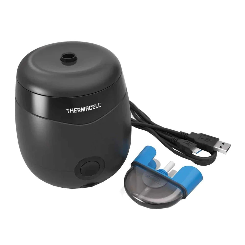 Themacell E-ZoneGuard Rechargeable Mosquito Repellent, Black - E55X