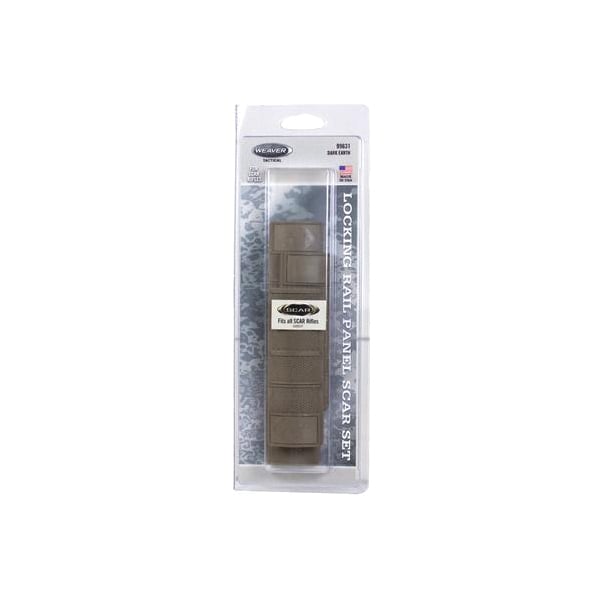 Weaver SCAR Locking Rail Panel Set 6.37", Flat Dark Earth