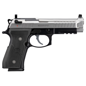 Langdon Tactical Tech 92E2TJNRR Beretta 92 Elite  Full Size Frame 9mm Luger 18+1 4.70 Stainless Steel Barrel, Inox Stainless Steel Optic Ready/Serrated Slide, Black Anodized Aluminum Frame w/Picatinn