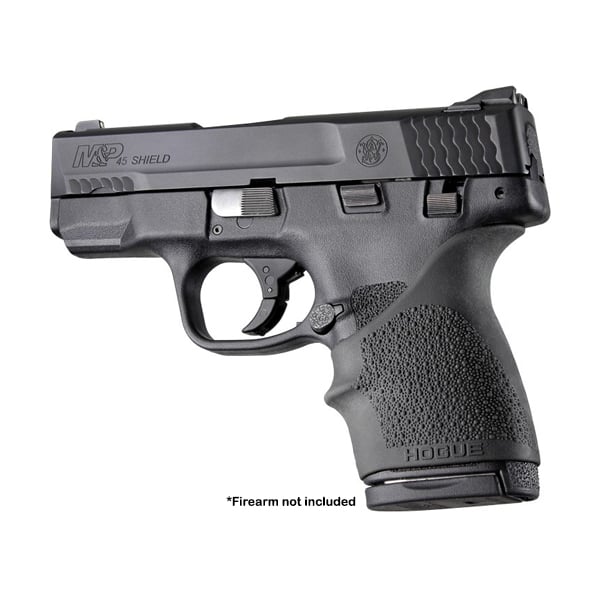 Hogue HandAll Beavertail Grip Sleeve for S&W M&P Shield 45/Kahr P9/P40/CW9/CW40, Black - 18300