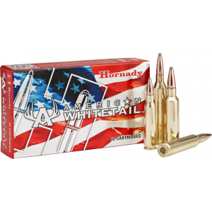 Hornady 82204 American Whitetail 300 Winchester Short Magnum (WSM) 165 GR InterLock RN - 20rd Box
