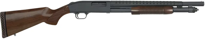 Mossberg 590 Retrograde 12 Gauge 18.50 3 6+1 (Black/Walnut)
