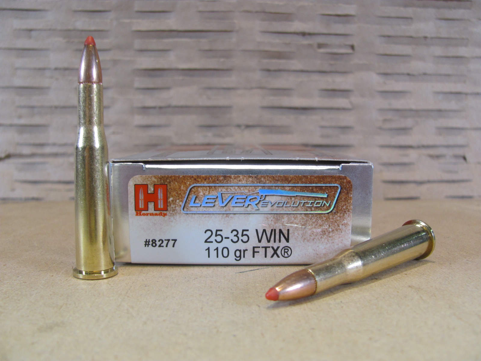 200 Round Case – 25-35 Win 110 Grain FTX Hornady Lever Evolution Ammo – 8277