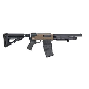 MOSSBERG 590RM Chisel 12 Gauge 11.5" 10rd - Black & FDE