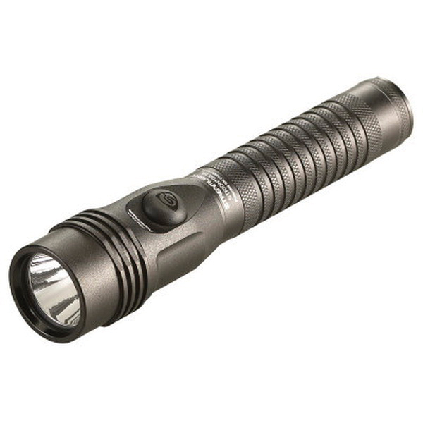 Streamlight Strion DS HL 120/100 VAC 700/300/40 lm LED Handheld Compact Rechargeable Water-Resistant Dual Switch Flashlight, Black - 74613
