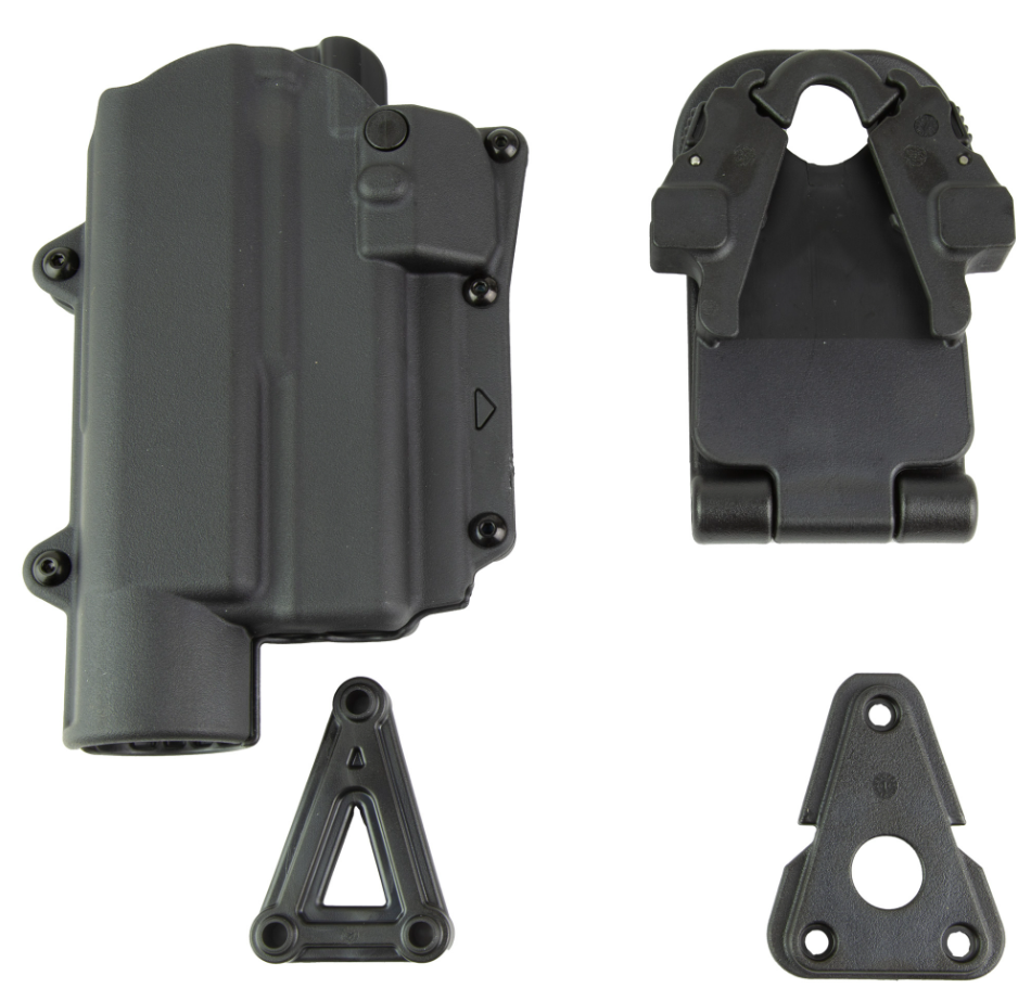 Alien Gear Rapid Force Level 2 Duty Glock G19/G19X/G22/G45 OWB Holster Right Polymer, Black