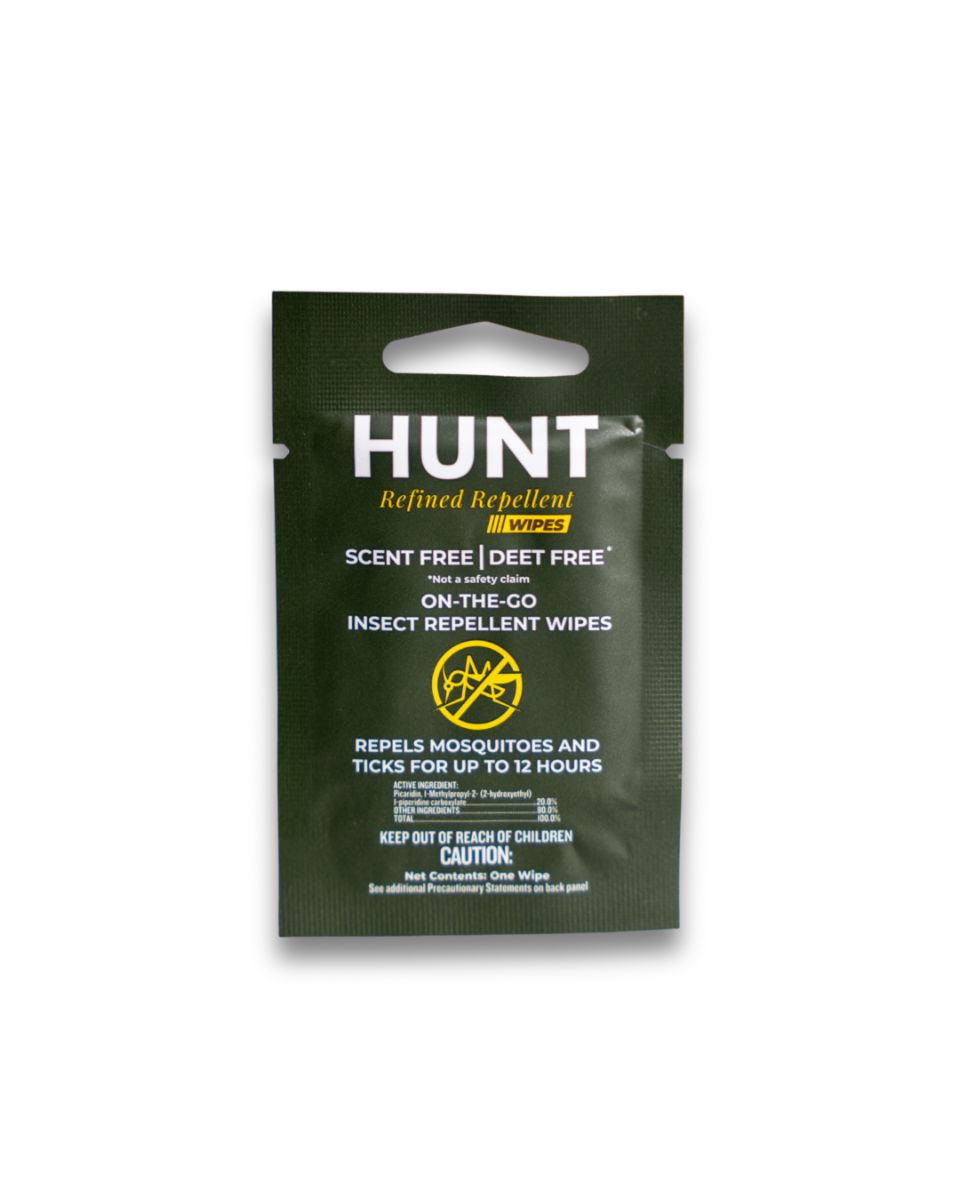 Hunt Tech Refined Repellent Wipes, 5 Pack - HNT-WP-12