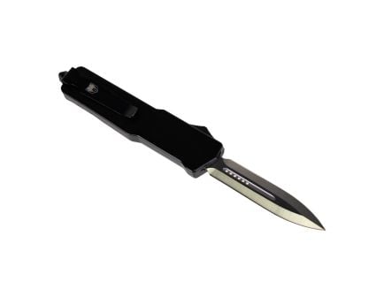 CobraTec Large Praxis Black Dagger Not Serrated - LPRXDAGNS