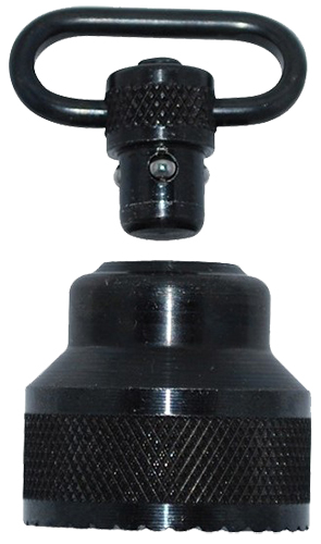 GrovTec Magazine Cap w/ 1" Push Button Swivel for Mossberg 590 to 835, 12 Gauge Shotgun - GTSW298