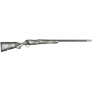 Christensen Arms Ridgeline FFT Bolt Action Rifle 26 Nosler 22" Carbon Fiber Threaded Barrel Stainless Frame Green and Black/Tan Field Stock