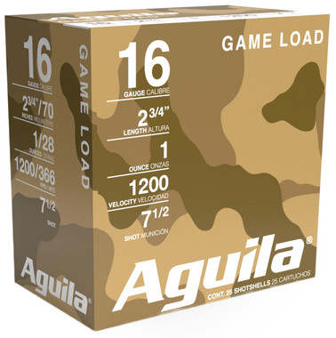 Aguila Birdshot Standard Velocity 16 Gauge 2.75" 1 oz 7.5 Shot
