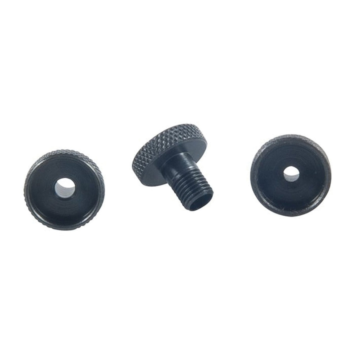 Brownells 1/2" Standard Aperture Peep Fits Williams 5D/Target Foolproof, Black Pack of 3