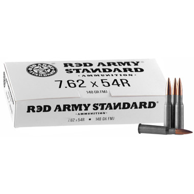 Red Army Standard 7.62X54R 148 GR FMJ Steel Case - AM3093