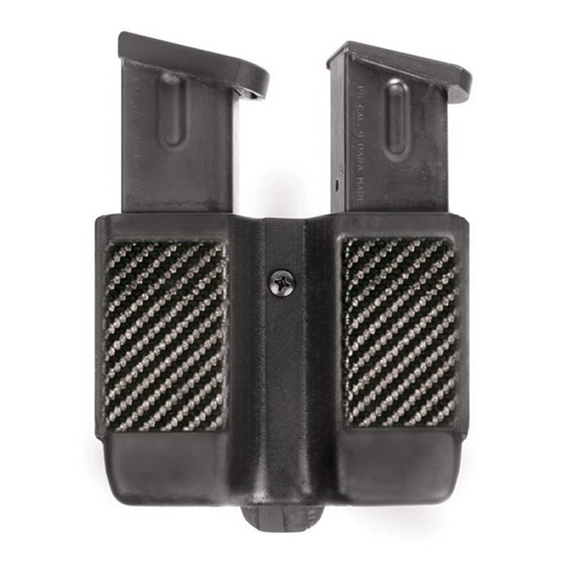 Blackhawk Single Stack Double Magazine Case, Matte Black - 410510PBK