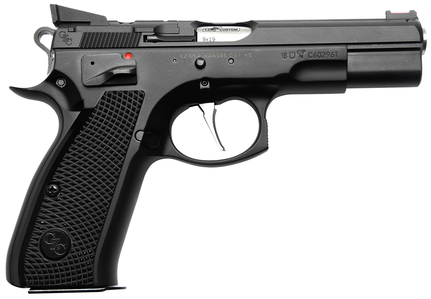CZ-USA 75 Shadow RDS OR 9mm Pistol - 4.6" Barrel