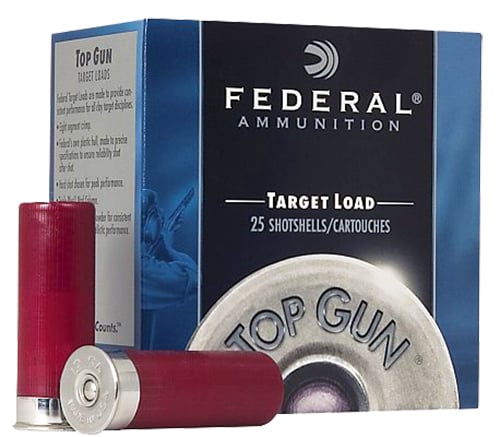 FEDERAL TOP GUN 12GA 2-3/4″ 2-3/4DE 1OZ 7.5 25 RD/BX 10 BX/CS - No Credit Card Fees - Low, flat rate shipping
