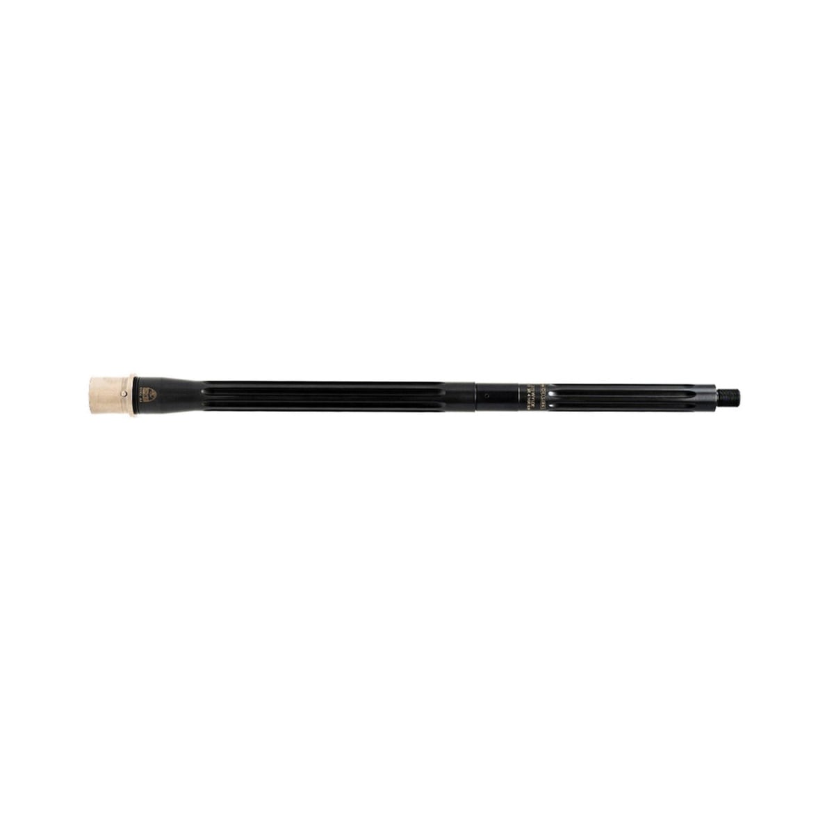 Faxon Firearms Match Mid-Length 5R Rifled Heavy Fluted Barrel .223 Wylde 16", Black