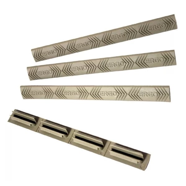 ERGO M-Lok Wedgelok Rail Covers (4-Pack), Dark Earth  4332-4PK-DE