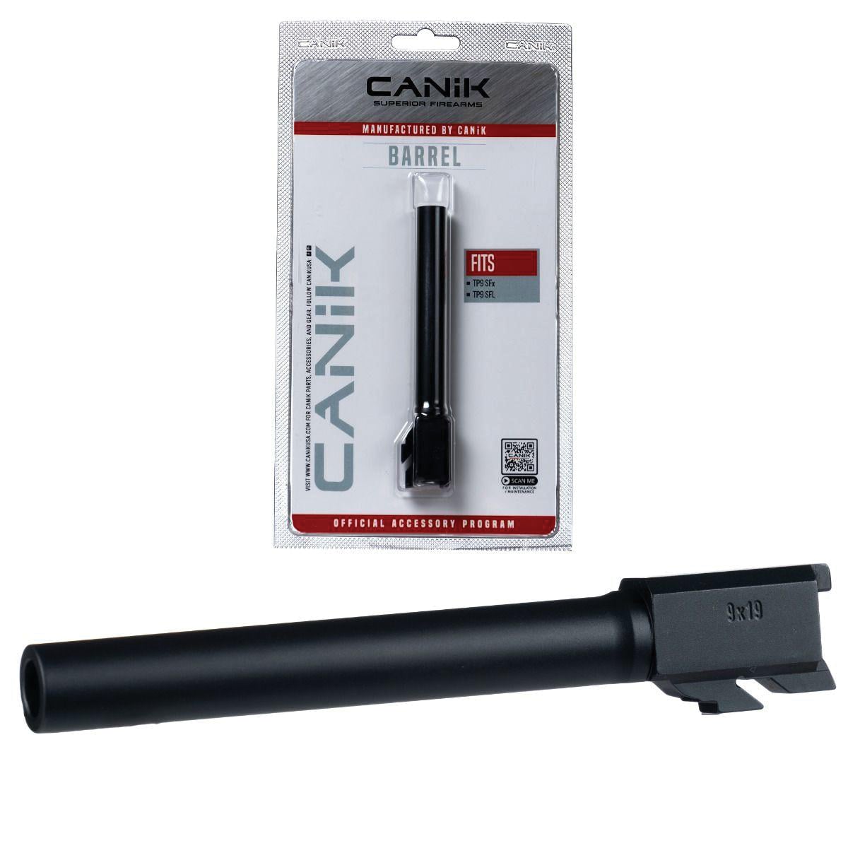 Canik Barrel 9mm 5.20" Fits TP9 SFL/TP9 SFX Full-Size, Black