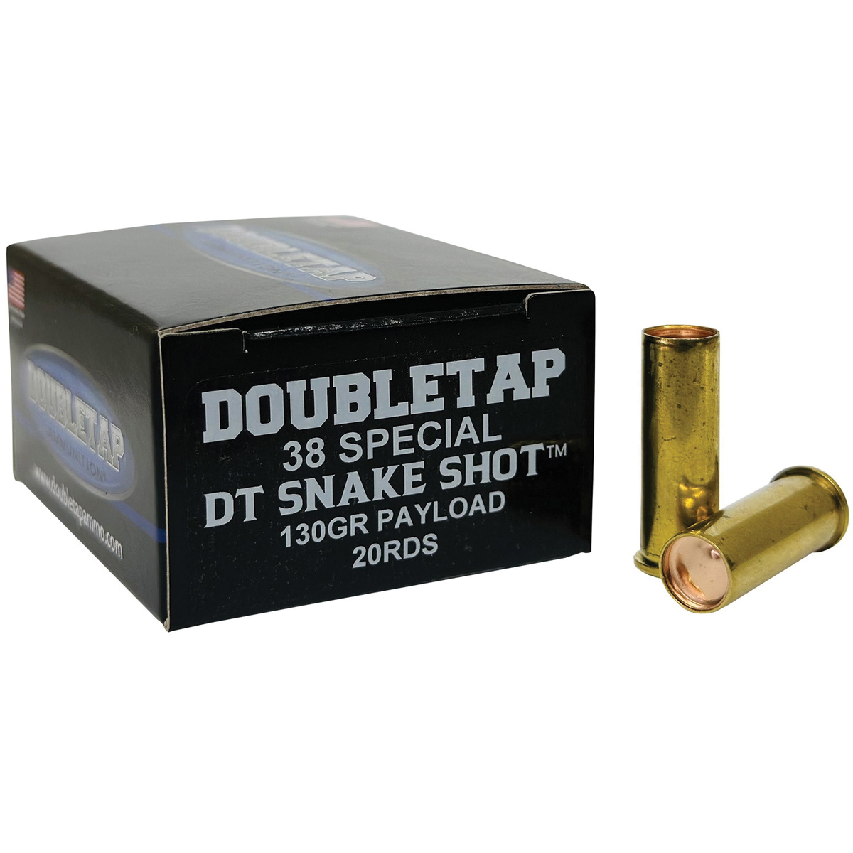 DBLTAP SNAKESHOT 38SPL 130GR 20/1000 - Flat Rate Shipping Under 30lbs!