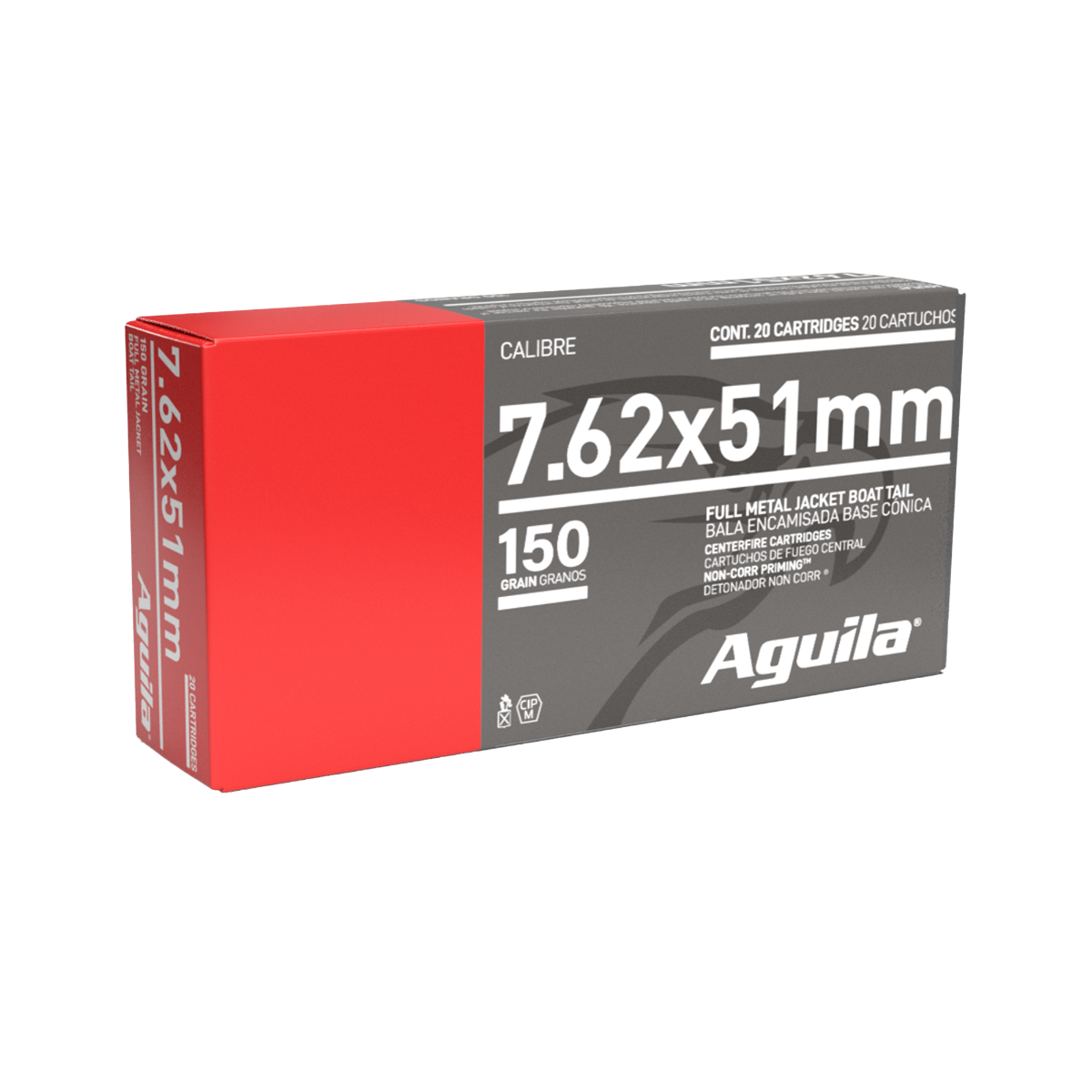 Aguila 7.62x51mm NATO 150 Gr FMJ (Box)