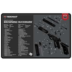 TEKMAT PSTL MAT FOR BROWNING BM BLK