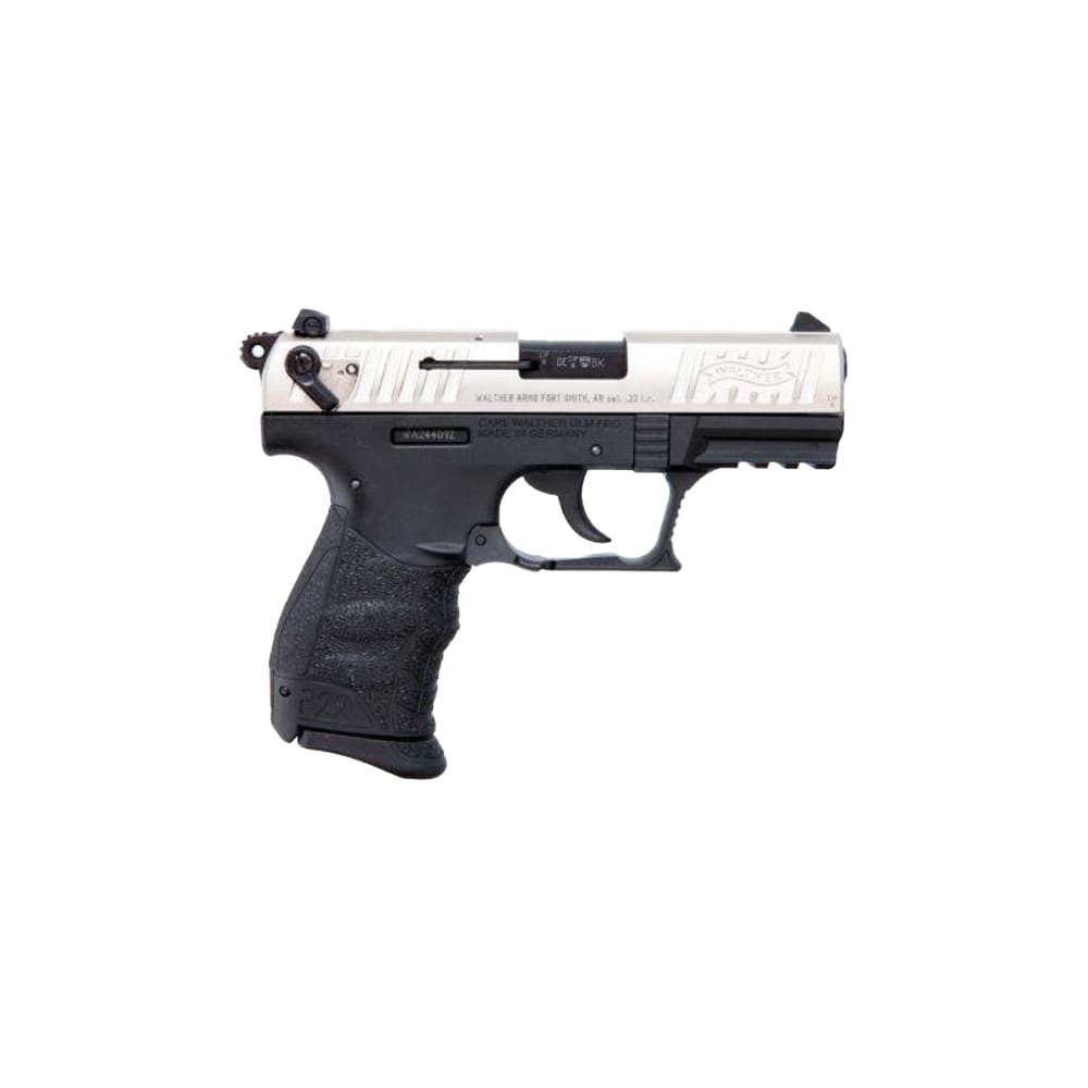 Walther P22Q Silver 22LR Pistol 3.42" Barrel