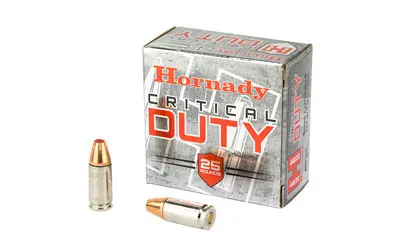 Hornady 9MM+P 124GR CRT DUTY 25/250