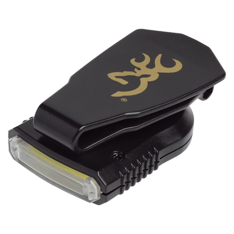 Browning Night Seeker 2 21/11 lm LED Water-Resistant Impact-Resistant Cap Light w/ Wide Angle, Black - 3715179