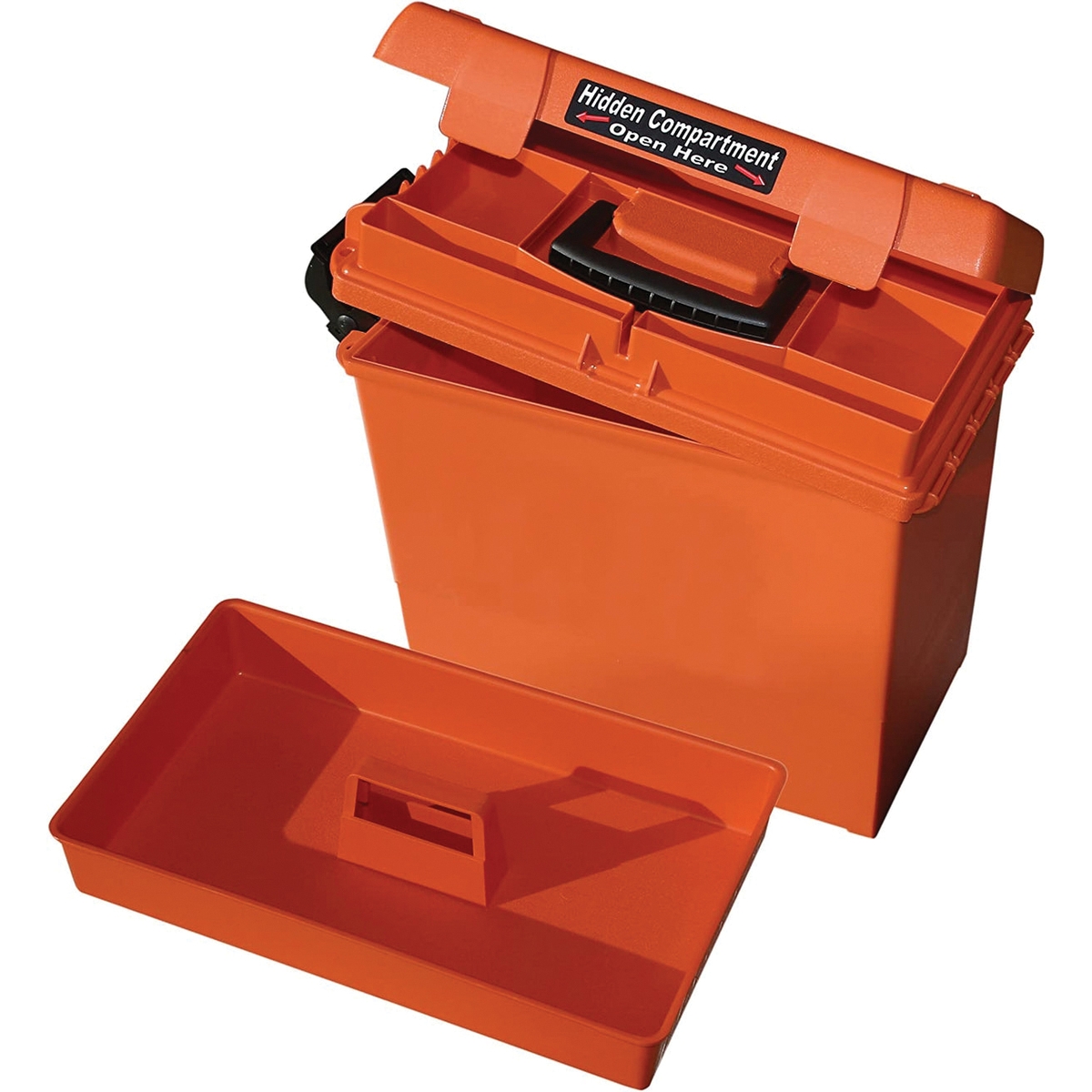 MTM Case Gard Sportsmen's Plus 15" x 8.80" x 13" O-Ring Sealed Utility Dry Box, Orange