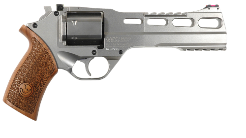 Chiappa Rhino 60DS 357 Magnum Revolver - Nickel Finish