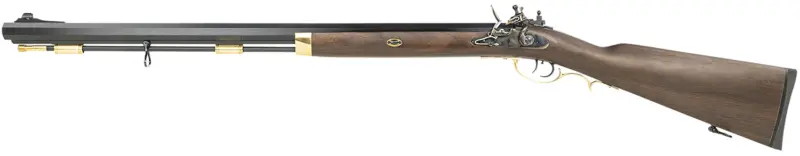 Taylors Company 210112 Hawken Hunter Pedersoli 50 Cal Flintlock 28" Blued Octagon Barrel, Color Case Hardened Steel Receiver, Fixed Walnut Stock