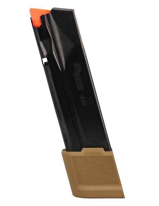 SIG SAUER MAG P365X-MAC 9MM 21RD EXT COY 8901595 | COYOTE