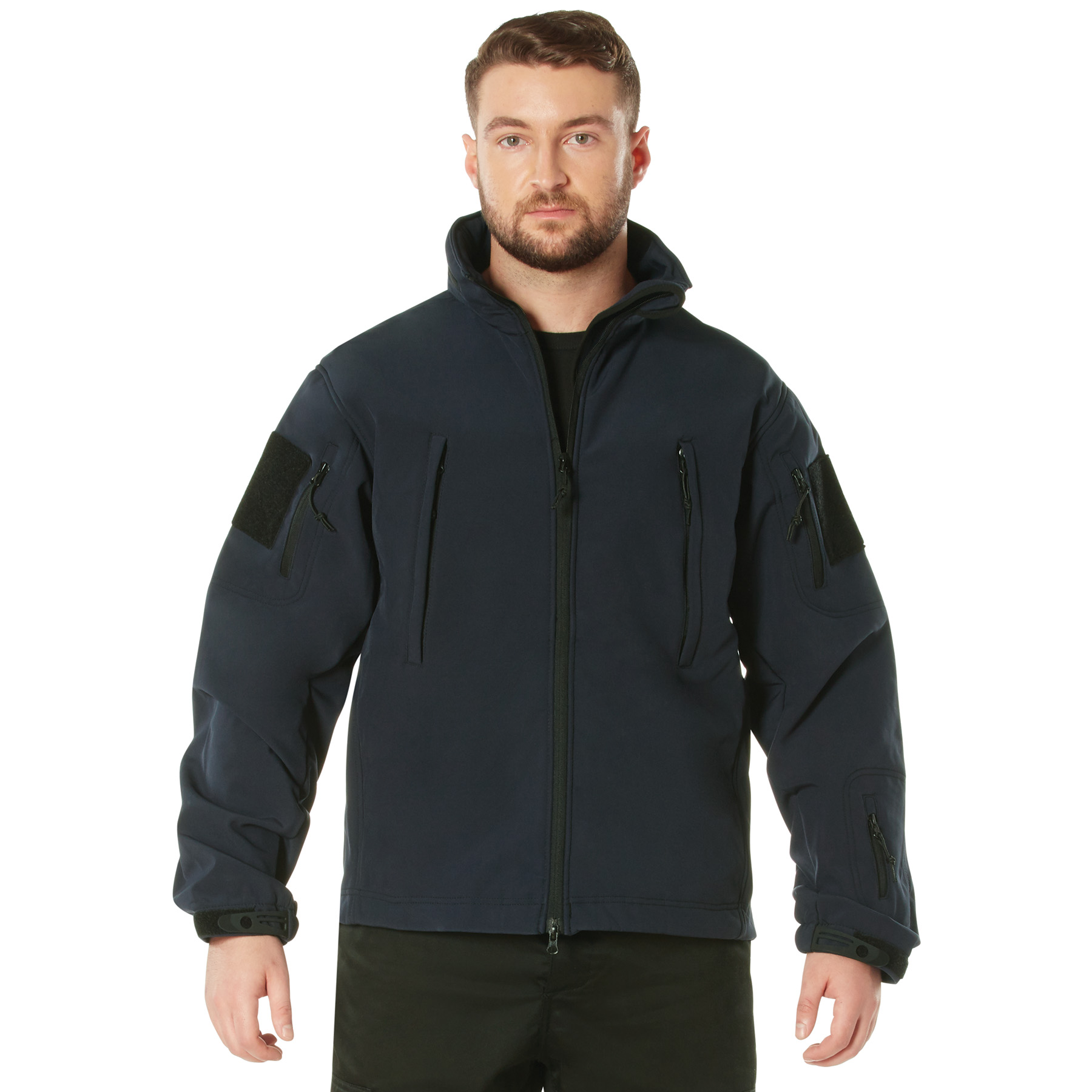 Rothco Concealed Carry Soft Shell Jacket - Midnight Navy Blue, Medium
