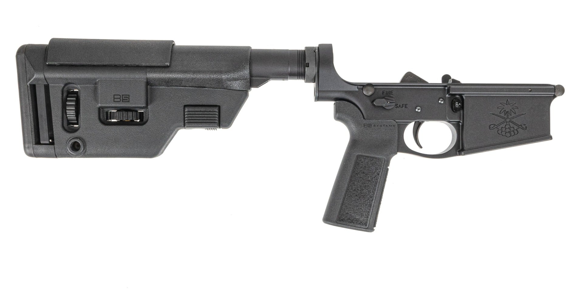 PSA Sabre AR-10 Lower Forged w/ B5 CPS Stock, Black