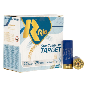 Rio Ammunition STT32LR8 Team Target 12GA 2.75\" 1 1/8oz #8 Shot 25 Per Box/ 10 Cs - 25sh Box