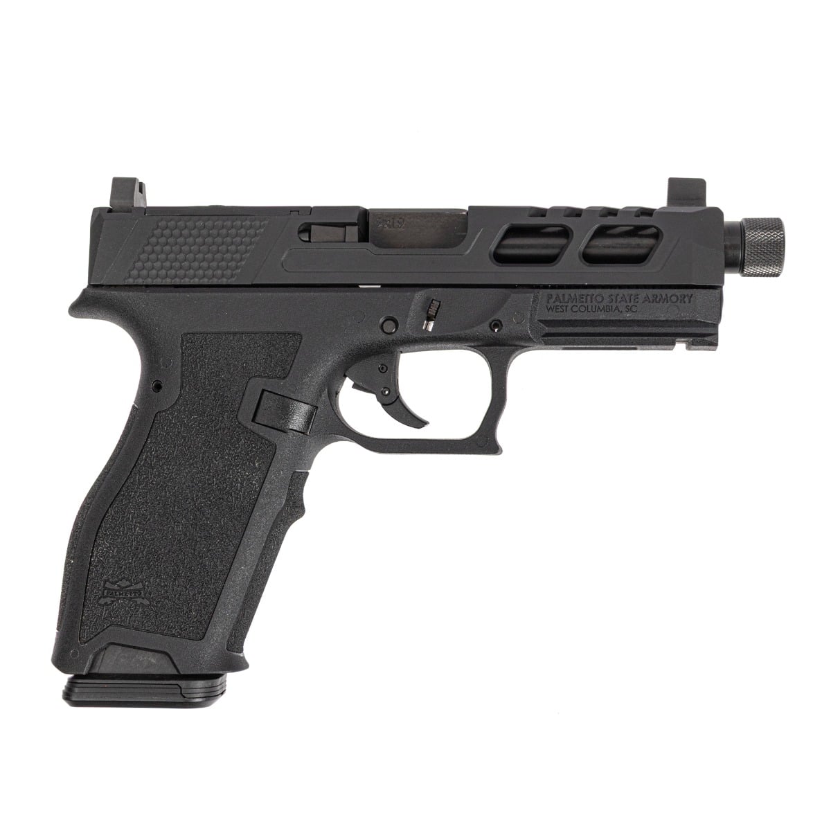 PSA Dagger Full Size - S 9mm SW6 RMR Pistol With Threaded Barrel, Black