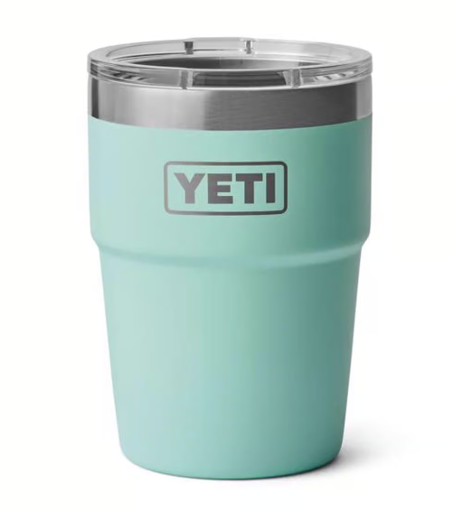 YETI Rambler 16 oz Stackable Tumbler with MagSlider Lid, Seafoam