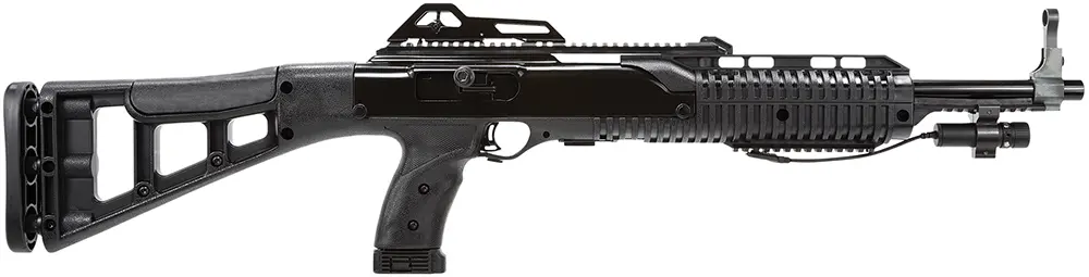 Hi-Point 4095LAZTS 4095TS Carbine 40 S Caliber with 17.50" Barrel, 10+1 Capacity, Black Metal Finish, Black All Weather Molded Stock Black Polymer Grip Right Hand