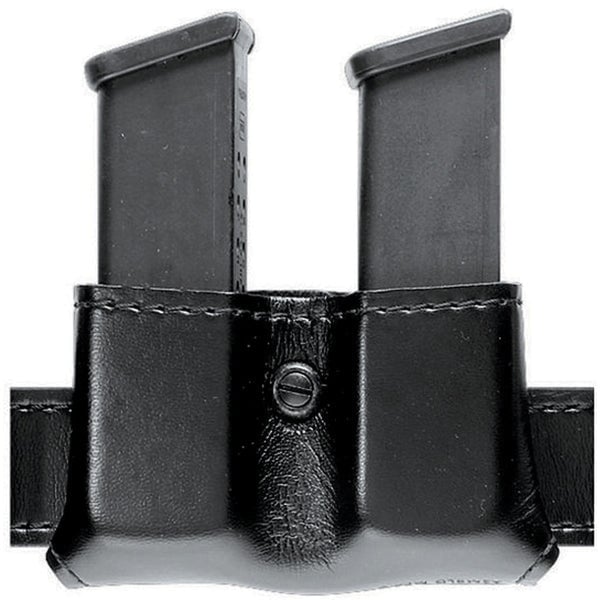 Safariland Model 079 Slimline Open Top Double Magazine Pouch Fits Glock G17/G19/G22/G23, Black