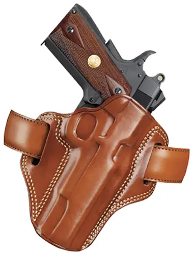 Galco CM112 Combat Master OWB Tan Leather Belt Slide Fits S K Frame Fits Ruger Security-Six Right Hand