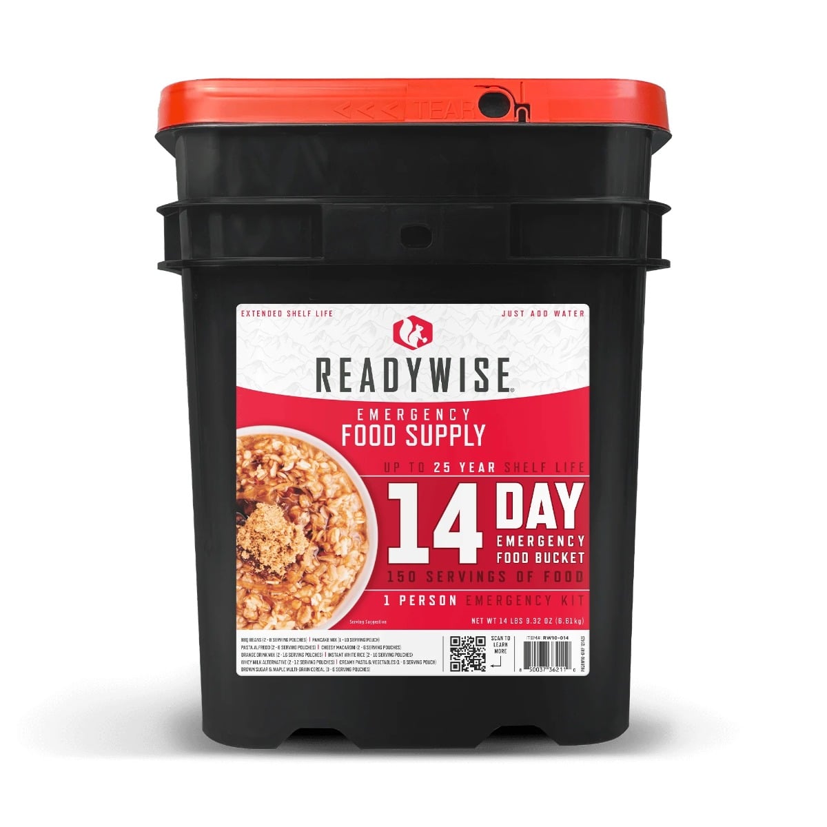 ReadyWise 14 Day Emergency Food Supply Bucket - RW10-014