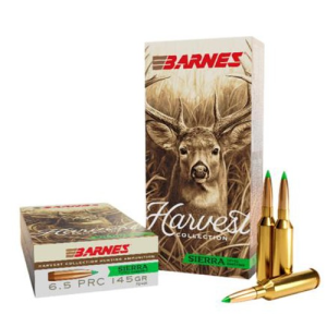 BARNES AMMO 6.5 PRC Sierra Tipped GameKing 145Gr 20rd