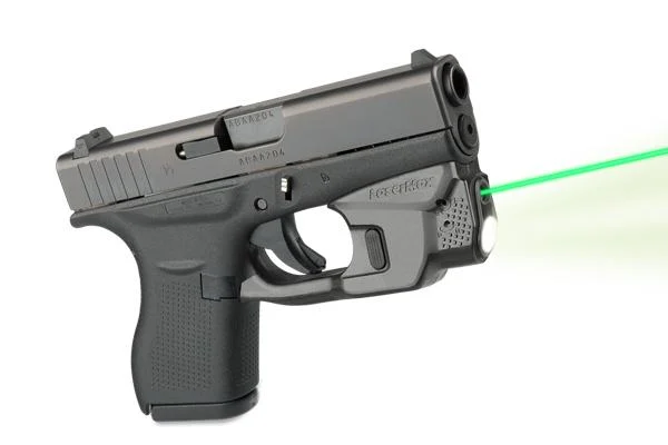 LaserMax CenterFire Light Laser w/GripSense for Glock 42/43 - Green