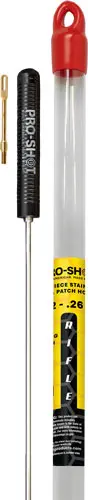 PRO SHOT STAINLESS 1PC PISTOL - CLEANIN ROD 18" .22 CAL UP