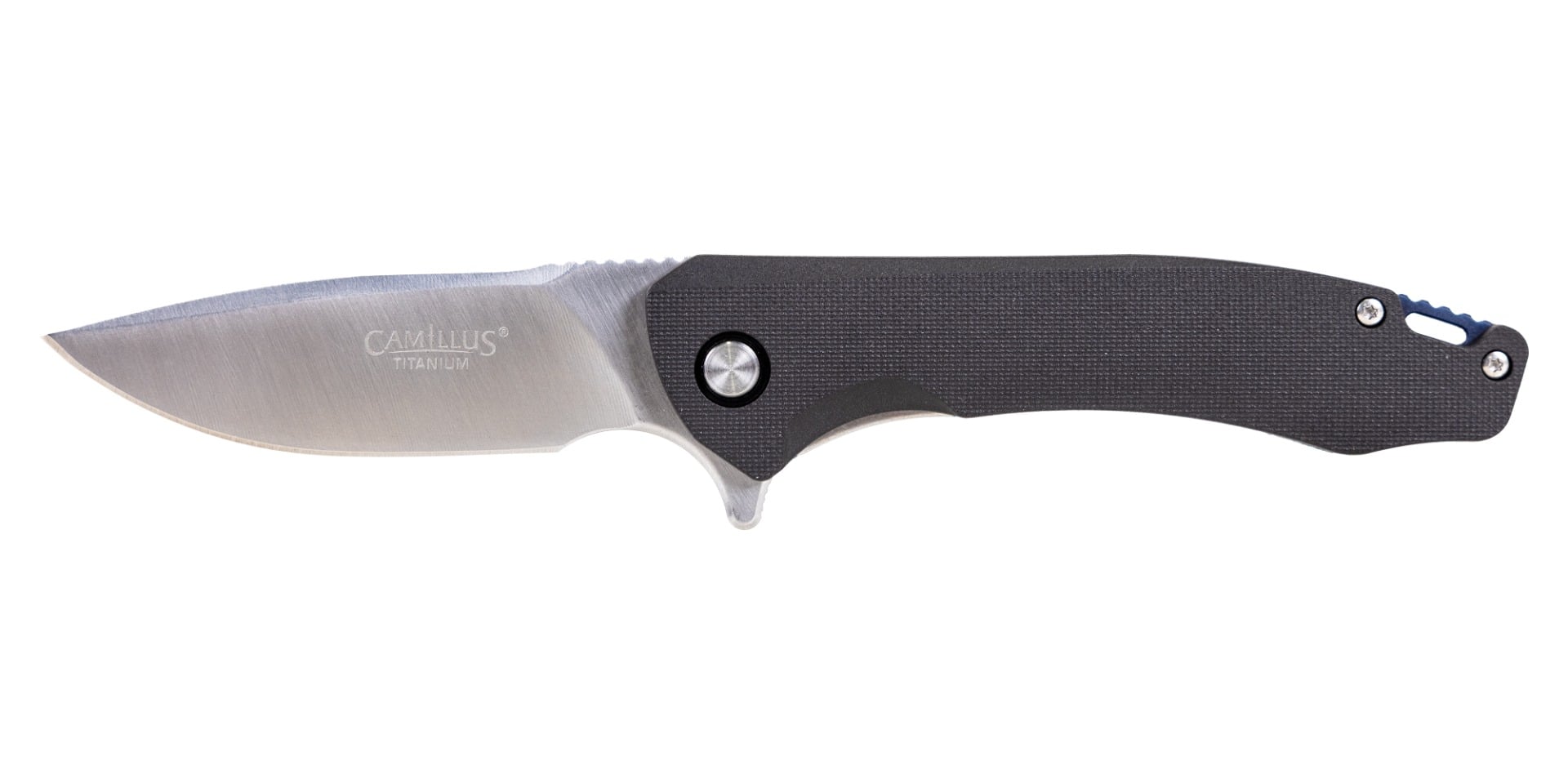 Camillus Scivik Folding Drop Point Knife, Black - CAM-19362
