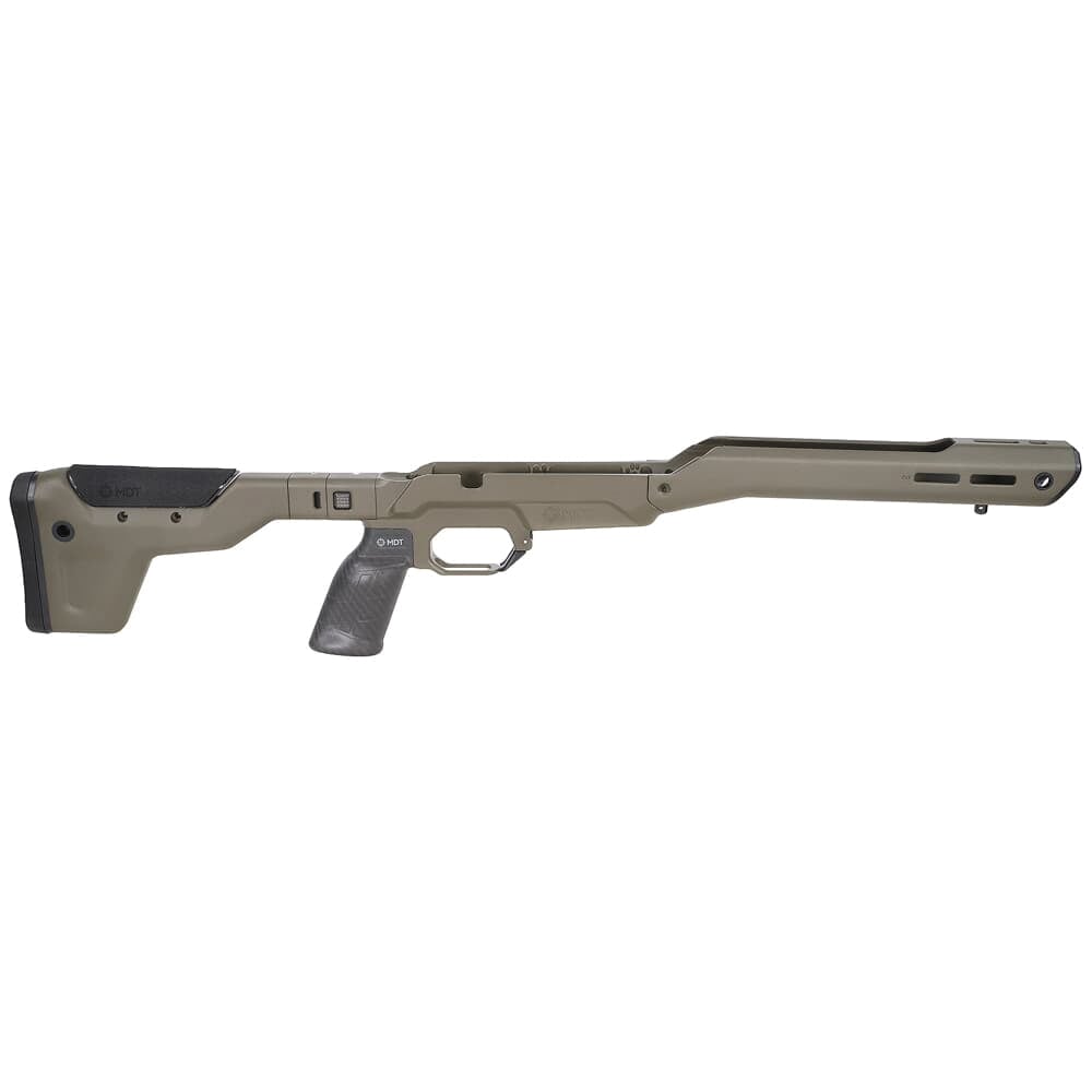 MDT HNT26 Standard Forend Folding Chassis System Fits Remington 700 LA, Cobalt Green